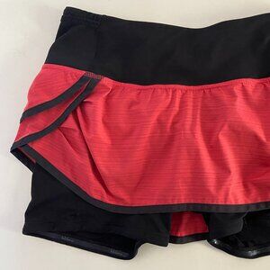 Lululemon Women's Speed Squad Run Skirt / Shorts - Size 6 - waist taken in
